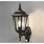 Konstsmide - Wandleuchte Firenze Mit Bewegungsmelder, Aluminium Schwarz, H&ouml;he 48 Cm