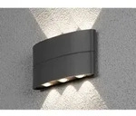 Konstsmide - Chieri 7853-370 Led-au&szlig;enwandleuchte Eek: G (a - G) 7.2 W Anthrazit