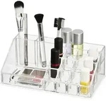 Kosmetik Organizer Femme, Mit 16 Aufteilungen, Transparent, Acryl Transparent -