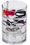 Kosmetik Organizer Tower Transparent, 4 F&auml;cher, Transparent, Acryl Transparent -