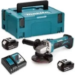 Winkelschleifer 18v Lxt &Oslash;115 Mm (2x5,0 Ah) In Makpac Makita Dga452rtj