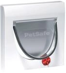 Petsafe - Katzenklappe 4-wege Manuell Ohne Tunnel Classic 919 Wei&szlig;
