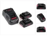 Bosch - Starter Set 18v Mit 2x Procore Akku 4,0ah + Ladeger&auml;t Gal 1880 Cv (