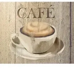 Glasr&uuml;ckwand Caf&eacute; 60 X 50 Cm, 60 X 50 Cm, Mehrfarbig, Geh&auml;rtetes Glas Mehrfarbig -