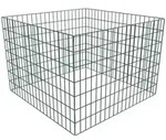 Gartenkomposter Quadratmaschen 100 X 100 X 70 Cm Vidaxl