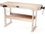 Kupper - K&uuml;pper Hobelbank A-1500, Keilgezinktes Buchenleimholz, 2 Spannzangen, 4