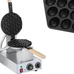 Bubble-waffeleisen 1415w Royal Catering Rcwm-1400-b