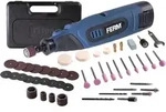 Ferm - Ctm1016 Li-ion Akku-kombiwerkzeug - Rotierend - 12v - 1.5ah - Mit 45-teiligen