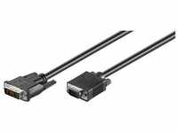 Goobay - dvi-i/vga Full HD-Kabel, vernickelt - DVI-A-Stecker (12+5 pin)...