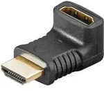 HdmiTM-winkeladapter 90&deg; Vertikal, 4k/60hz, HdmiTM-stecker (typ A) HdmiTM-buchse
