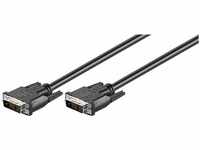 Microconnect - 1m dvi-d m/m DVI-Kabel Schwarz - DVI-Kabel (1 m, dvi-d, dvi-d,