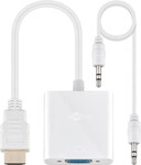 Goobay - Hdmi&trade;/vga-adapter, Vernickelt, Hdmi&trade;-stecker (typ A) Vga-buchse