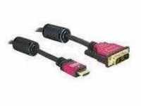 Delock - HDMI-Kabel Premium hdmi Typ a - DVI(18+1) St/St 2,0m (84342)
