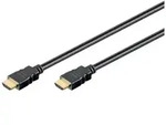 Hdmi Stecker Rund Kabel High Speed 1m Hdcp Konform Schwarz Tv Dvd Audio 3d...