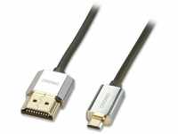 Lindy - cromo Slim hdmi High Speed a/d Kabel, 2m mit Ethernet (41682)