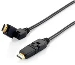 Hdmi-kabel Equip Hdmi 1.4 High Speed Mit Ethernet 1m Schwenkbarer Stecker 180o 119361