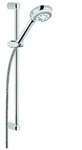Logo - Brausegarnitur Mit Wandhalter, Stange Und Schlauch, Chrom 6836305-00 - Kludi