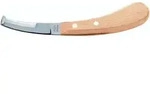 F. Dick Hufmesser Economic (beidseitig-lang-breit Buche Carbonstahl 78mm)