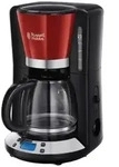 Colours Plus+ Flame Red Digitale Glas-kaffeemaschine Rot - Russell Hobbs
