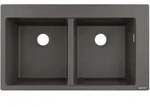 Einbausp&uuml;le S51 S510-f770370x370mm, Steingrau - Hansgrohe