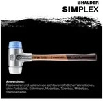 Simplex-schonhammer, Tpe-soft / Superplastik Mit Aluminiumgeh&auml;use Und Hochwertigem