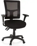 B&uuml;rostuhl / Drehstuhl Impact Pro Stoff Schwarz Hjh Office