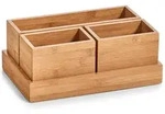 Zeller Present - Organizer-set, 4-tlg.,bambus