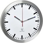 Tfa - Dostmann 60.3528.02 Funk Wanduhr 300 Mm X 45 Mm Aluminium...