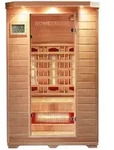 Infrarotkabine Mit Vollspektrumstrahler Redsun M - 120 X 105 Cm F&uuml;r 2 Personen