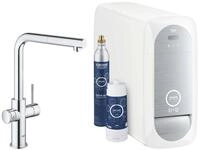 Blue Home - Sp&uuml;ltisch Einhebelmischer Mit Filterfunktion Und K&uuml;hleinheit, Verchromt