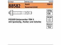 Fischer - Bolzenanker r 88582 fbn ii 10/ 10 Stahl feuerverzinkt feuerverzinkt