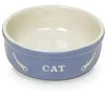 Nobby - Katzenschale Cat 250 Ml &Oslash; 13,5 Cm Hellblau Beige Futter- & Trinkn&auml;pfe