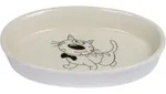 Nobby Katzennapf Keramik Oval &Oslash; 17 Cm - 120 Ml Creme-beige Katzenn&auml;pfe