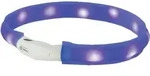 Nobby - Led Leuchthalsband Visible Breit Blau F&uuml;r Hunde Mit L&auml;ngerem Fell