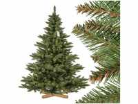 Weihnachtsbaum künstlich 180cm nordmanntanne mit Christbaum Holzständer...