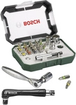 Accessories Promoline 2607017392 Bit-set 27teilig Schlitz, Kreuzschlitz Pozidriv,