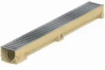 Aco - Polymerbetonrinne Standardline Inkl. Stegrost 50 Cm Regenrinne Bodenrinne
