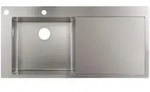 Hansgrohe Einbausp&uuml;le 450 S718-f450 1025x490mm, 1 Beck. Li, Tropffl Re, Es