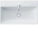 Duravit M&ouml;belwaschtisch Durasquare 800mm O. &Uuml;l, Mit Hlb, 1 Hl, Wei&szlig;, 2353800041