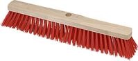 Hofbesen, Kunststoff, Rot, 6-reihig 60 Cm