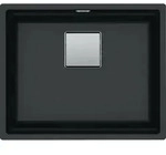 Franke - Kubus 2 - Fragranitsp&uuml;le Kng 110-52, 56x46 Cm, Onyx 125.0641.392