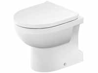 Stand-WC basic rimless durastyle tief, 365 x 560 mm, Abgang senkrecht weiß