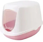 Savic - Nobby Katzentoilette Duchesse Sweet Pink-wei&szlig; 44,5 X 35,5 X 32 Cm