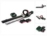 Metabo Ahs 18-55 V Akku Heckenschere 18 V 53 Cm ( 600463800 ) + 2x Akku 4,0 Ah +