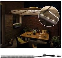 Paulmann 94208 Parasol Akku-sonnenschirmbeleuchtung 4er Set Led Led Fest Eingebaut