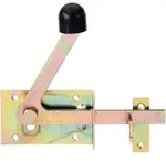 Gartentorfalle H60xb100mm Galvanisch Gelb Verzinkt