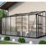 Vitavia - Anlehn-gew&auml;chshaus 'osiris 7800', Schwarz, 7,8 M2, 4 Mm Hkp