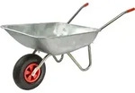 Stahl Schubkarre Schubmulde Bauschubkarre Gartenschubkarre 65l Basic Luftr&auml;der