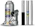Alca&reg; Hydraulischer Wagenheber 8t I Stempelheber & Unterstellheber Aus Stahl I F&uuml;r