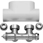 Ventilhahnblock Set E-w Eckform Blende Wei&szlig; - Kermi